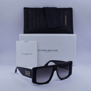 Victoria Beckham VB678S 001 Square Sunglasses – Black/Grey Gradient